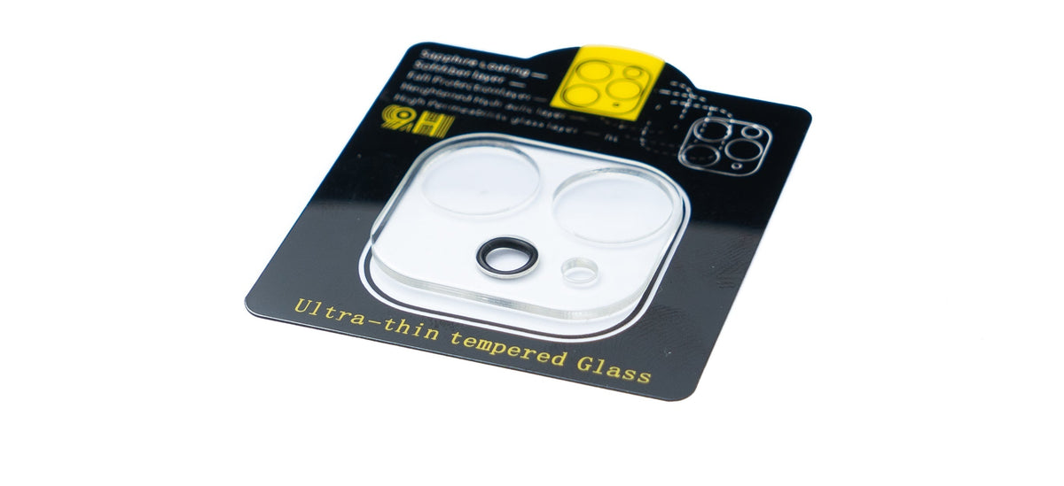 Kamera Schutz Linse Objektiv Abdeckung aus transparent Glas für iPhone 12 Mini | System-S