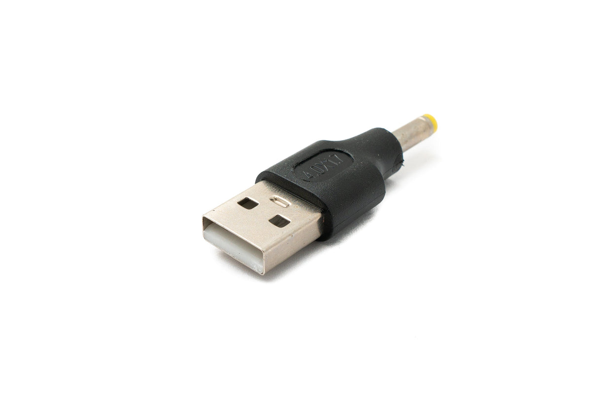 DC Adapter 20V 4,0 x 1,7 Stecker zu USB 2.0 Stecker Kabel in Schwarz | System-S