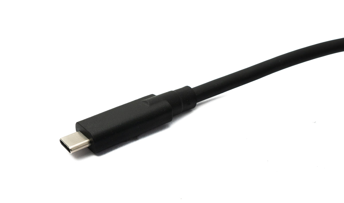 USB 3.2 Gen 2 Kabel 5 m Typ C Stecker zu Stecker Winkel in Schwarz | System-S