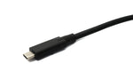 USB 3.2 Gen 2 Kabel 5 m Typ C Stecker zu Stecker Winkel in Schwarz | System-S