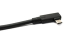 USB 3.2 Gen 2 Kabel 5 m Typ C Stecker zu Stecker Winkel in Schwarz | System-S