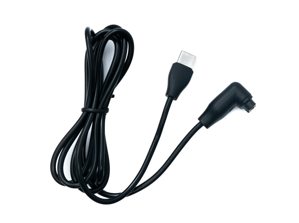 USB 3.1 Kabel 100 cm Typ C Stecker Ladekabel Winkel für Garmin Fenix7 6S 6 Venu Sq | System-S