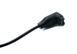USB 3.1 Kabel 100 cm Typ C Stecker Ladekabel Winkel für Garmin Fenix7 6S 6 Venu Sq | System-S