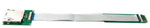 CFexpress Kabel 20cm Typ B Buchse zu NVME M-key M.2 NGFF Stecker Adapter in Grün | System-S