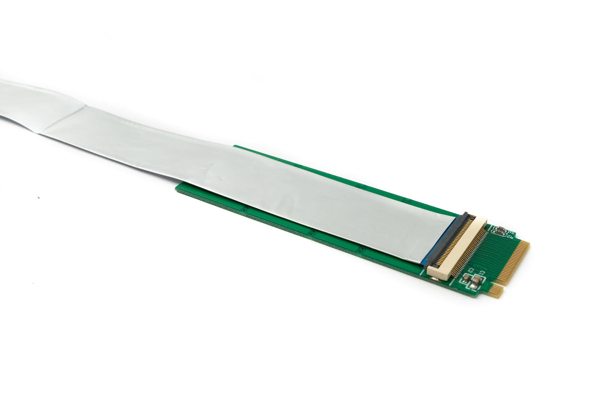 CFexpress Kabel 20cm Typ B Buchse zu NVME M-key M.2 NGFF Stecker Adapter in Grün | System-S
