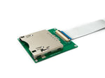 CFexpress Kabel 20cm Typ B Buchse zu NVME M-key M.2 NGFF Stecker Adapter in Grün | System-S