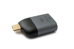 DisplayPort Adapter DP Buchse zu USB 3.1 Typ C Stecker 8K Kabel in Grau | System-S