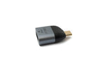 USB 3.1 Gen 2 Adapter Typ C Stecker zu Buchse Kabel in Grau | System-S