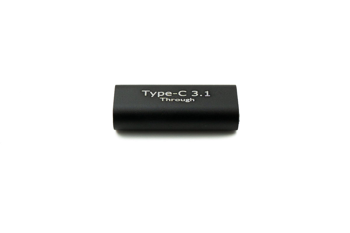 USB 3.1 Adapter Typ C Buchse zu Buchse Kabel in Schwarz | System-S