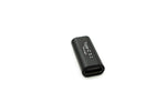 USB 3.1 Adapter Typ C Buchse zu Buchse Kabel in Schwarz | System-S