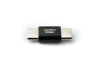 USB 3.1 Gen 2 Adapter Typ C Stecker zu Stecker Kabel in Schwarz | System-S