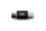 USB 3.1 Gen 2 Adapter Typ C Stecker zu Stecker Kabel in Schwarz | System-S