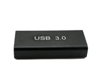 USB 3.0 Adapter Typ A Buchse zu Buchse Kabel in Schwarz | System-S