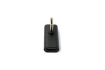 USB 3.1 Adapter Typ C Stecker zu Buchse Winkel | System-S