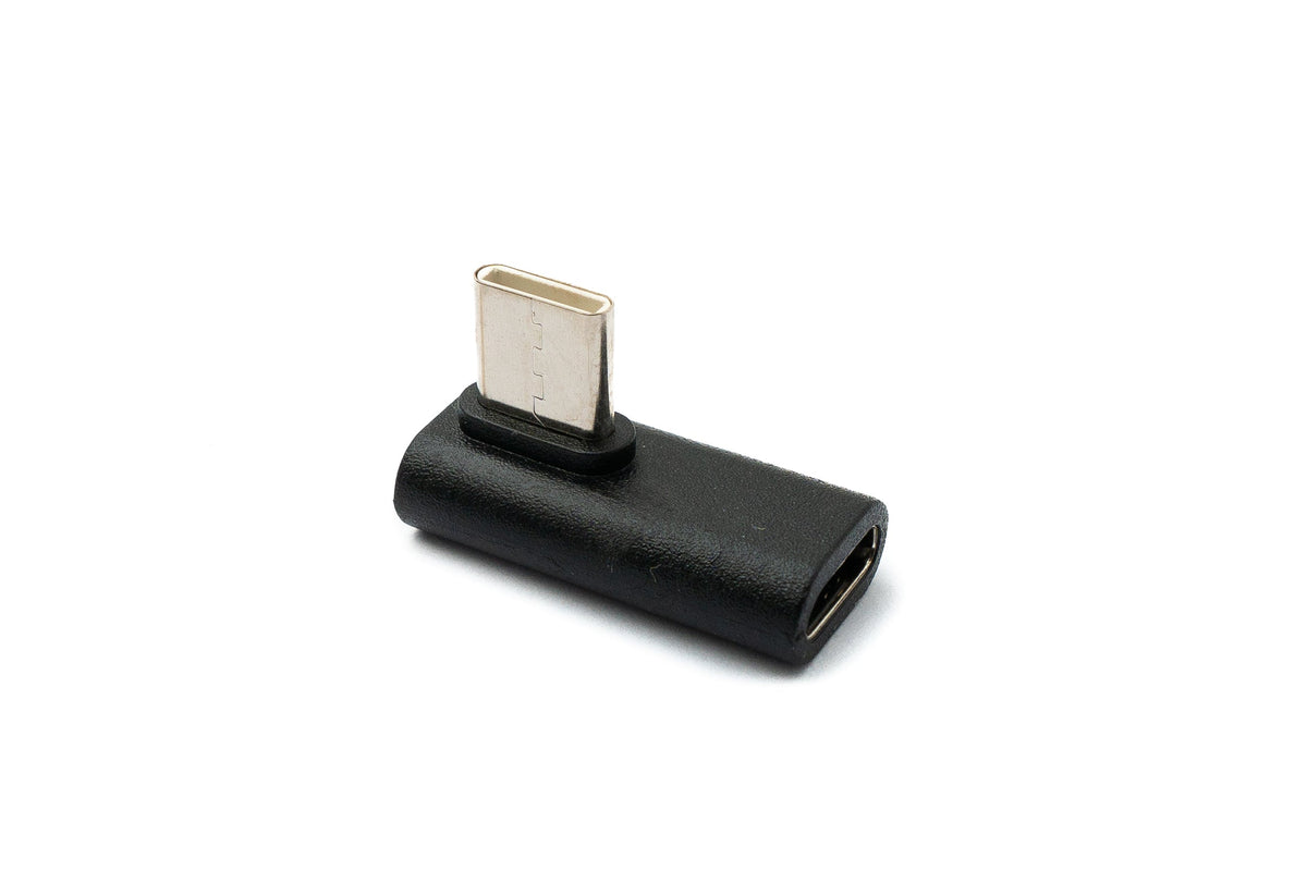 USB 3.1 Adapter Typ C Stecker zu Buchse Winkel | System-S