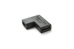 USB 3.1 Adapter Typ C Buchse zu Buchse Winkel Kabel in Schwarz | System-S