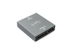 USB 3.1 Y Adapter Typ C Buchse zu 2x Buchse Kabel in Grau | System-S