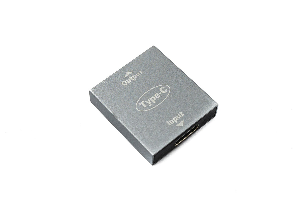 USB 3.1 Y Adapter Typ C Buchse zu 2x Buchse Kabel in Grau | System-S
