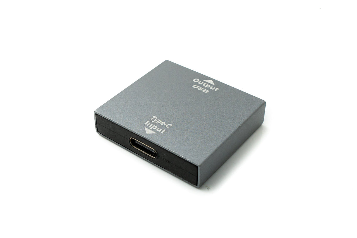 USB 3.0 Y Adapter Typ C Buchse zu 2x Typ A Buchse Kabel in Grau | System-S