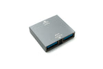 USB 3.0 Y Adapter Typ C Buchse zu 2x Typ A Buchse Kabel in Grau | System-S