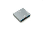 USB 3.0 Y Adapter Typ C Buchse zu 2x Typ A Buchse Kabel in Grau | System-S