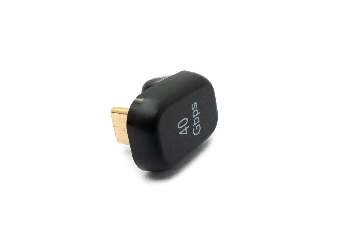 USB4 USB Adapter Typ C Stecker zu Buchse U Turn 180° Winkel 40 Gbit/s USB 4.0 Kabel | System-S