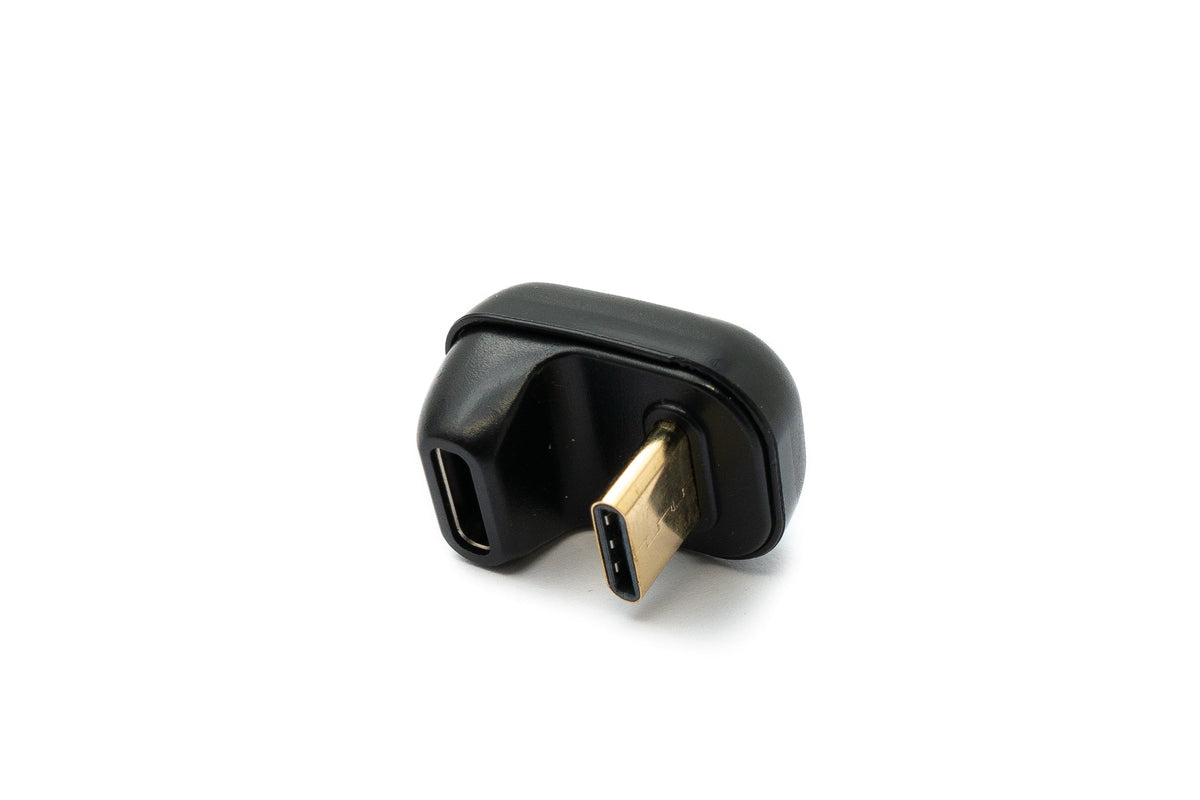 USB4 USB Adapter Typ C Stecker zu Buchse U Turn 180° Winkel 40 Gbit/s USB 4.0 Kabel | System-S