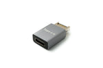USB 3.1 Adapter Typ E Stecker zu Typ C Buchse Adapter in Grau | System-S