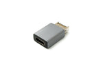 USB 3.1 Adapter Typ E Stecker zu Typ C Buchse Adapter in Grau | System-S