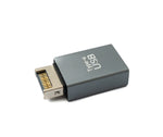 USB 3.1 Adapter Typ E Stecker zu 3.0 Typ A Buchse Adapter in Grau | System-S