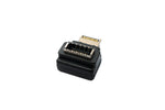 USB 3.1 Adapter Typ E Buchse zu Stecker 90° Winkeladapter PH74A in Schwarz | System-S