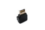 USB 3.1 Adapter Typ E Buchse zu Stecker 90° Winkeladapter PH74A in Schwarz | System-S