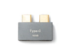 USB 3.1 Gen 2 Doppel Adapter 2x Typ C Stecker zu 2x Buchse Kabel OTG | System-S