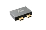 USB 3.1 Gen 2 Doppel Adapter 2x Typ C Stecker zu 2x 3.0 Typ A Buchse Kabel OTG | System-S