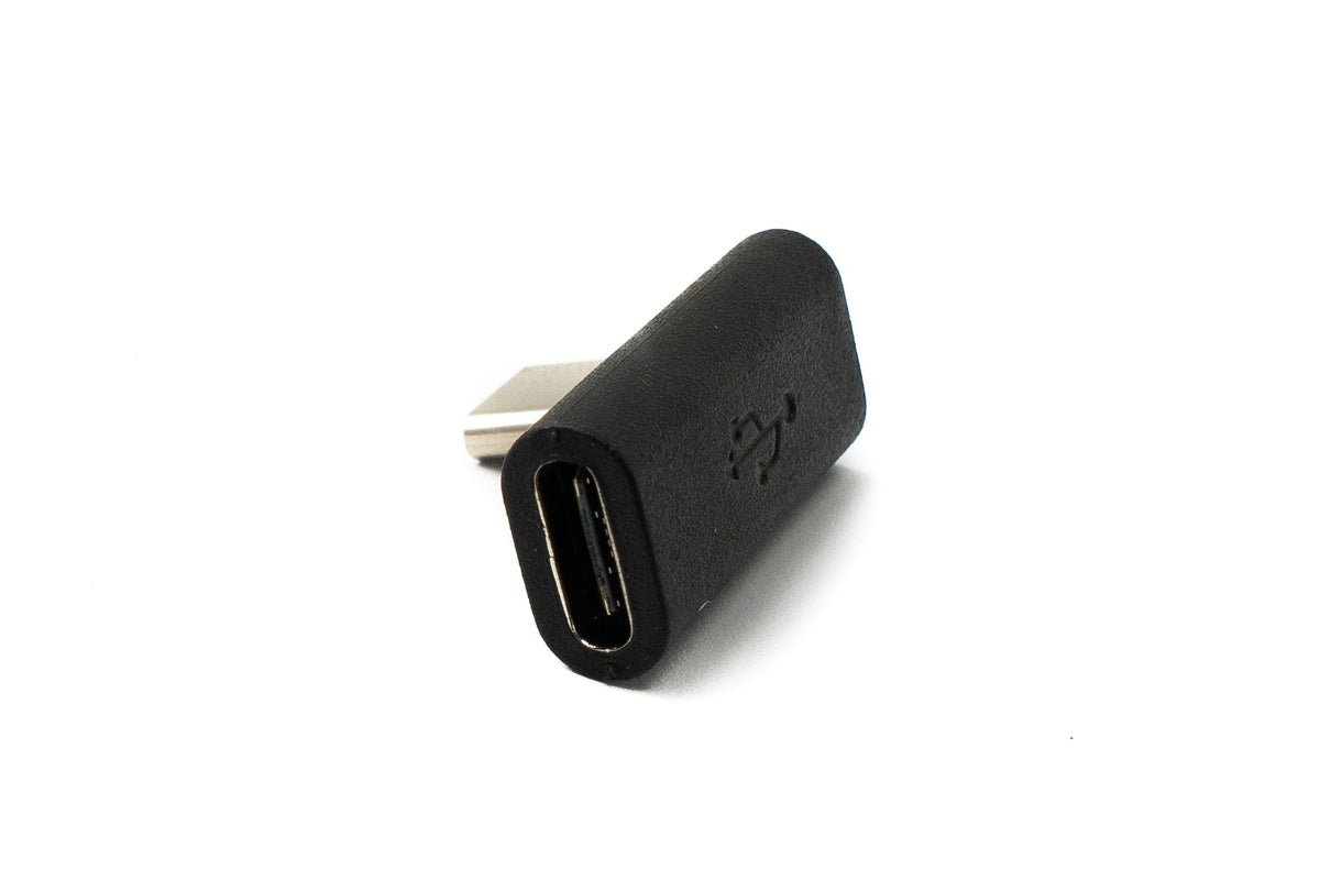 USB 2.0 Adapter USB-C Stecker zu USB-C Buchse gewinkelt | System-S
