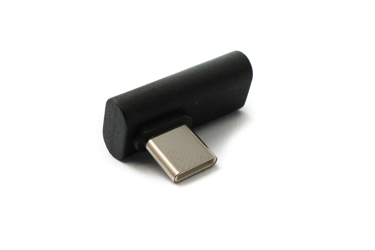 USB 2.0 Adapter USB-C Stecker zu USB-C Buchse gewinkelt | System-S