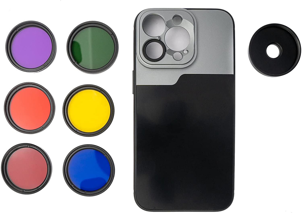 Farbfilter Set 37 mm 6 Stück Farbe Filter für Fotografie für iPhone 14 Pro | System-S
