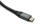 USB 3.1 Gen 2 Kabel 500 cm Typ C Stecker zu Stecker in Schwarz | System-S