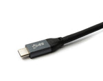 USB 3.1 Gen 2 Kabel 500 cm Typ C Stecker zu Stecker in Schwarz | System-S