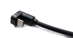 USB 3.2 Gen 1 Kabel 200 cm Typ C Stecker zu Stecker U Turn 180° Winkel Schwarz | System-S