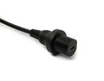 USB 2.0 Kabel 100 cm Mini B Stecker zu Buchse Bulkhead Wasserfest in Schwarz | System-S