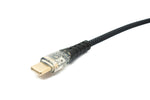 USB 3.1 Typ C Kabel 100 cm Stecker zu Stecker 5 Gbit/s geflochten Schwarz | System-S