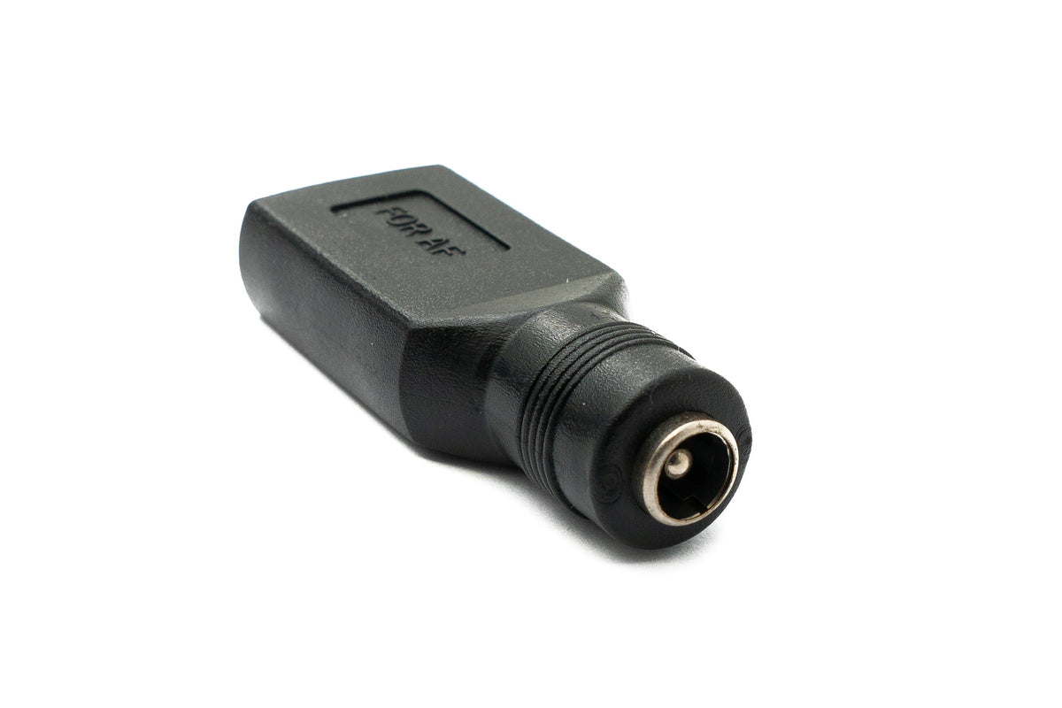 DC Adapter 20V 5,5 x 2,1 Buchse zu USB 2.0 Buchse Kabel in Schwarz | System-S