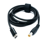 DC 9V Kabel 150 cm 5,5 x 2,5 Stecker zu USB 3.1 Typ C Stecker | System-S