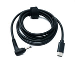 DC 9V Kabel 150 cm 3,0 x 1,1 Stecker zu USB 3.1 Typ C Stecker Winkel | System-S