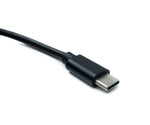 DC 9V Kabel 150 cm 3,0 x 1,1 Stecker zu USB 3.1 Typ C Stecker Winkel | System-S
