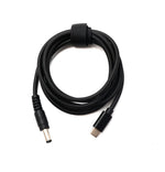 DC 12V Kabel 150 cm 5,5 x 2,1 Stecker zu USB 3.1 Typ C Stecker | System-S