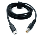 DC 12V Kabel 150 cm 5,5 x 2,5 Stecker zu USB 3.1 Typ C Stecker | System-S