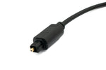 Audio Toslink Kabel 80 cm Stecker zu Stecker Optisches Digital | System-S