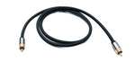 Audio Cinch RCA Kabel 100 cm 1 polig Stecker zu Stecker | System-S